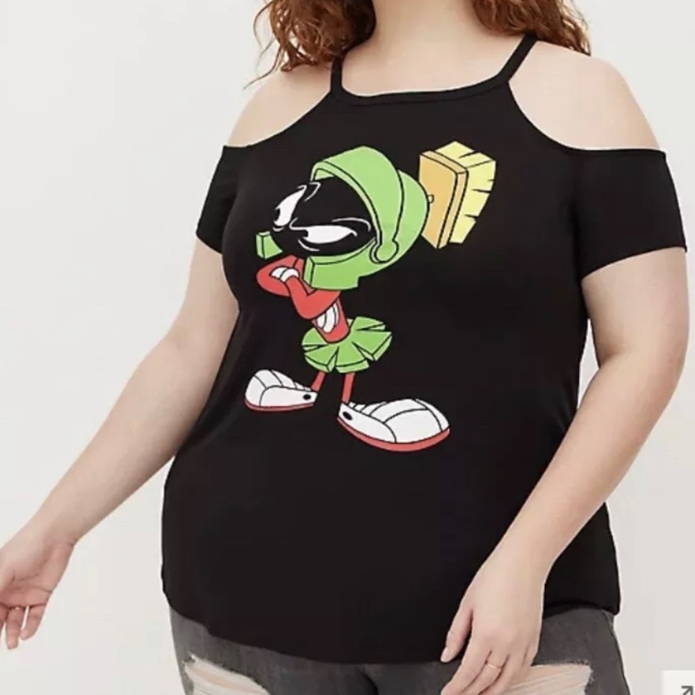 Torrid LOONEY HIGH NECK TOP - MARVIN MARTIAN size 0